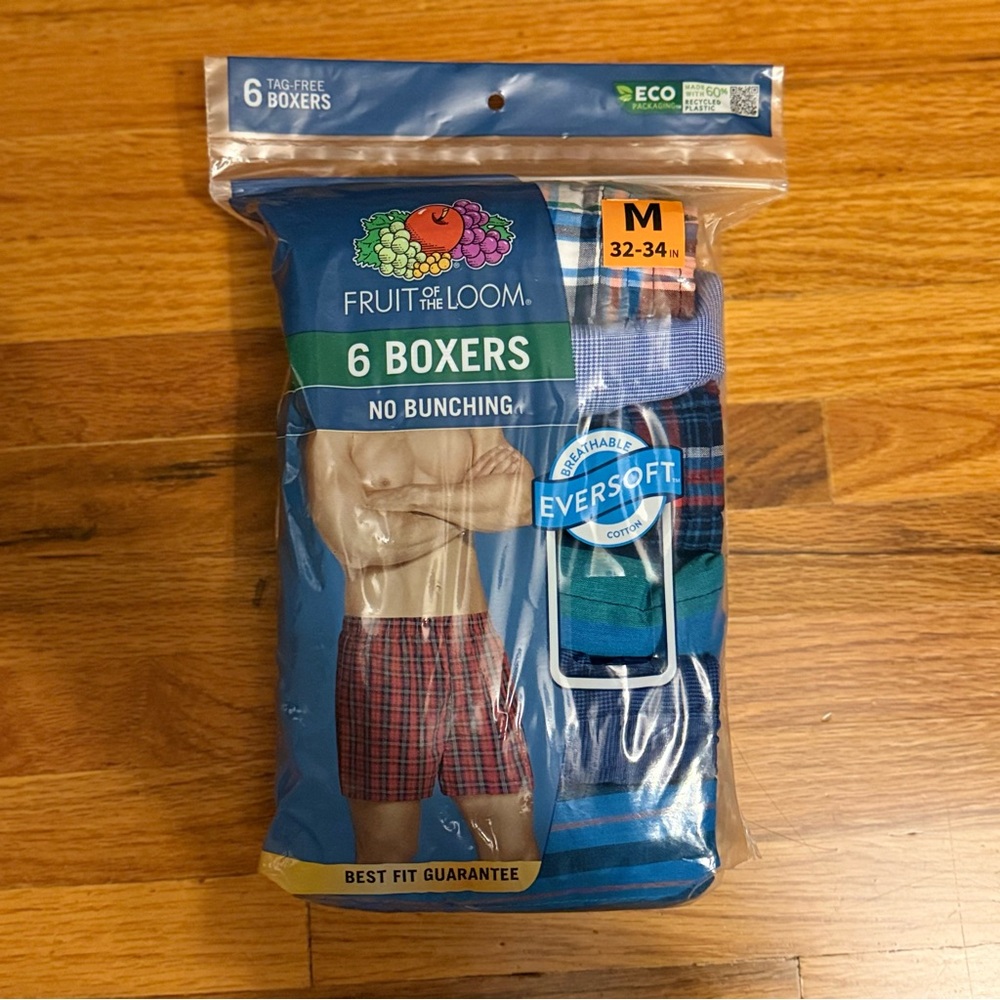 Fruit of the Loom Men's Boxers - Six Pack